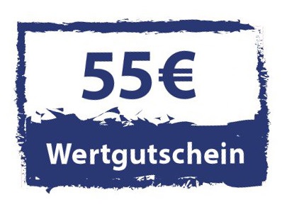 Wertgutschein über 55 Euro